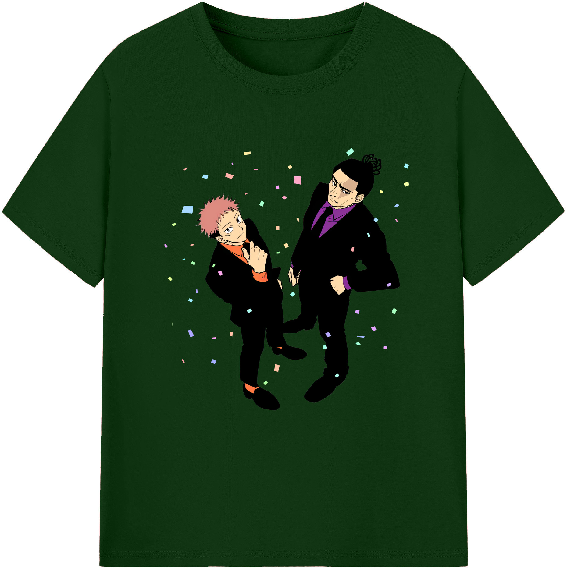 （画像用） 呪術廻戦 Jujutsu Kaisen 綿100％半袖Tシャツ（フロントプリント）